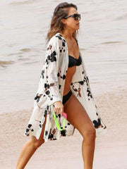 Printed Cape Crochet Layer