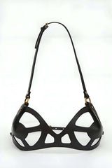 Leather Fantasy Bra, Breast Harness