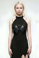 Stylish Belt with Diamond Pattern Detail, Leather Style Belt, Dress Belt