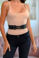 Dress Belt, Stylish Women's Belt with 2 Buckles