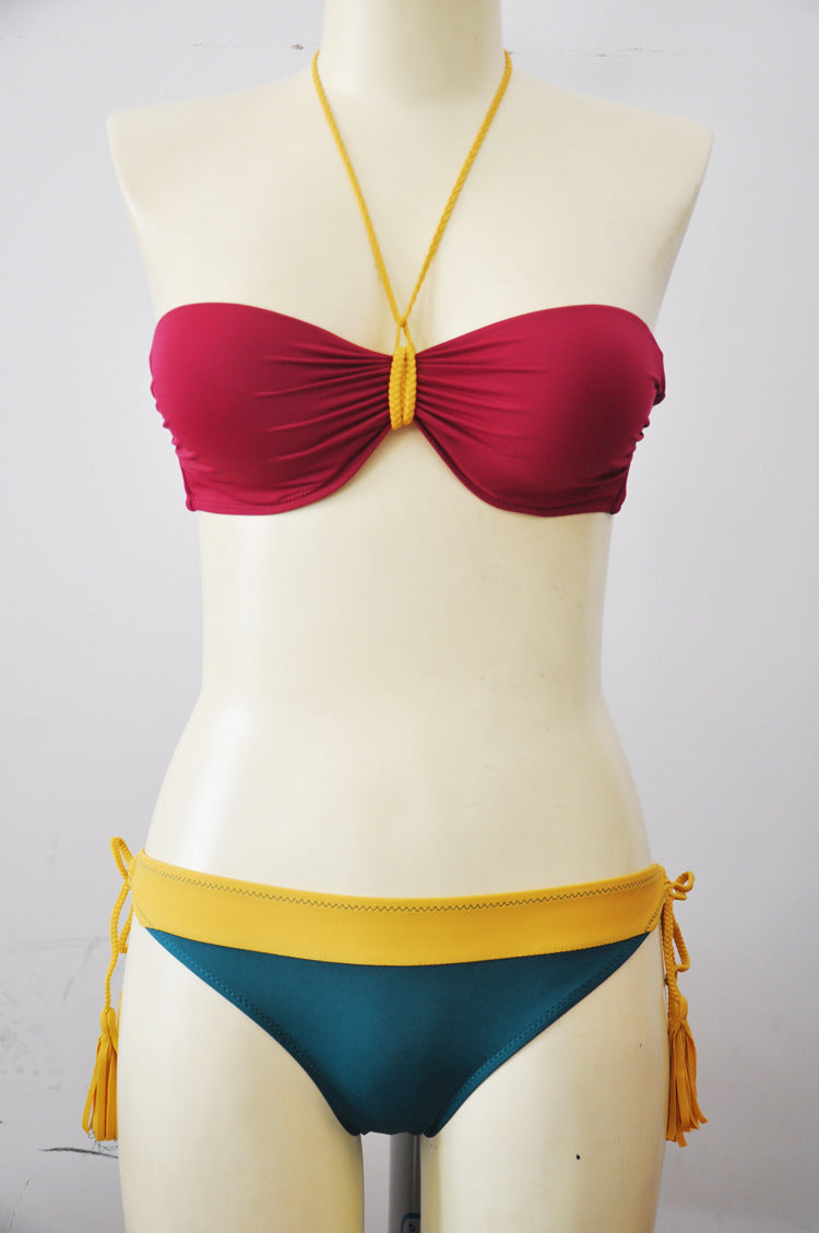 Elegant Cut-Out Bikini â€?Ocean Escape