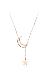 Star & Moon Pendant Necklace