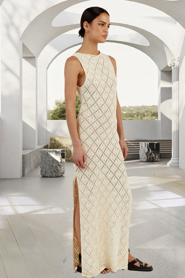 Crochet Hollow Knitted Dress