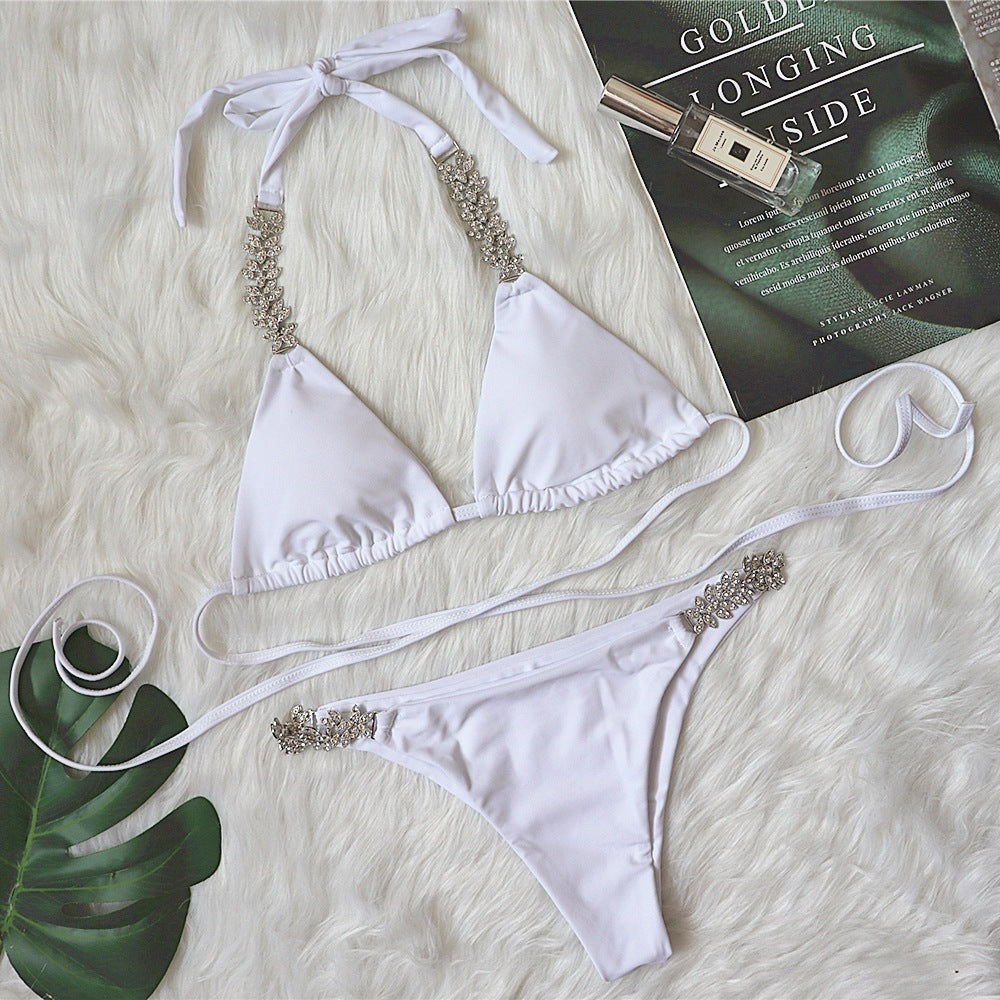 Boho Triangle Bikini â€?Satin Glow