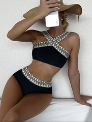 Glam Strappy Swimsuit â€?Vintage Chic