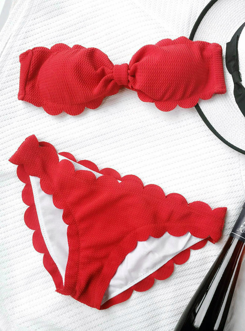 Elegant Triangle Bikini â€?Halter Luxe