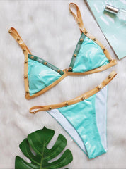 Refined High-Waist Bikini â€?Golden Hour