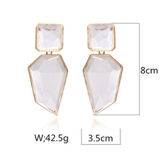 Heartbeat Irregular Drop Dangle Earring