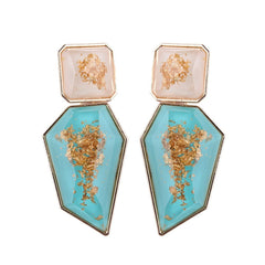 Heartbeat Irregular Drop Dangle Earring