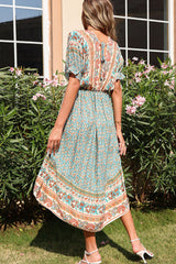 Bohemian Vibes Apricot Dress