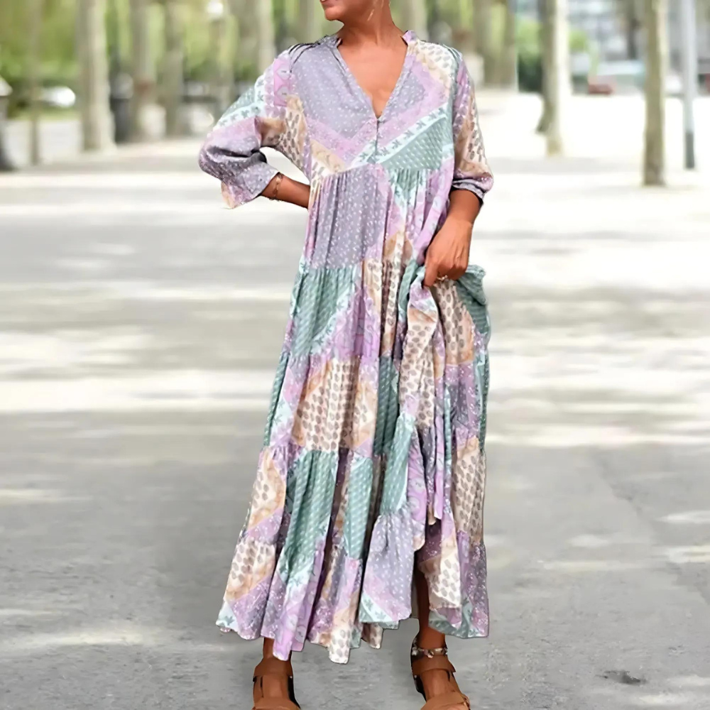 Nadineâ„?- Elegant Printed Dress
