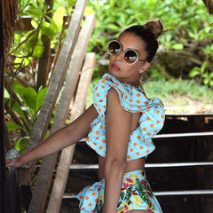 Luxe Strappy Swimsuit â€?Sun-Kissed