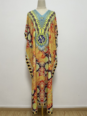 Take My Heart Polyester Stylish Kaftan Dress