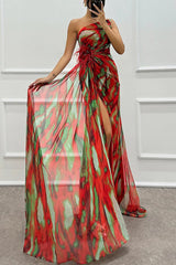 Aria Women's Maxi Dress | One-Shoulder, Split