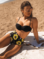 Luxe High-Waist Bikini â€?Crisscross Style
