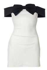 Off Shoulder Bow Dress