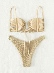 Minimalist Cut-Out Bikini â€?Midnight Swim