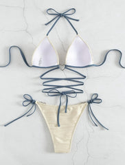Chic Triangle Bikini â€?Tropical Bloom