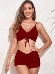 Elegant High-Waist Bikini â€?Satin Glow