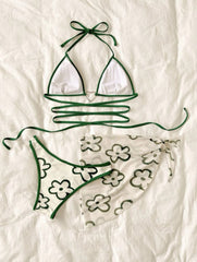 Luxe Triangle Bikini â€?Floral Dream