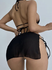 Minimalist Triangle Bikini â€?Floral Dream