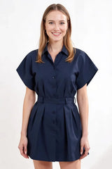 Navy Night Dress