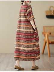 Classic Charmer Printed Midi Dress