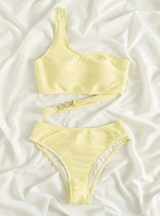 Elegant Cut-Out Bikini â€?Halter Luxe