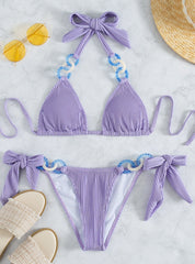 Romantic Strappy Swimsuit â€?Golden Hour