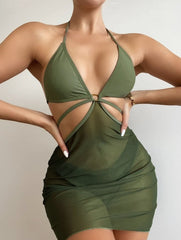 Refined Swimsuit â€?Halter Luxe
