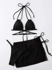 Minimalist Triangle Bikini â€?Floral Dream