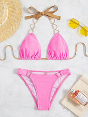 Refined Strappy Swimsuit â€?Tropical Bloom