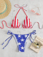 Elegant High-Waist Bikini â€?Satin Glow