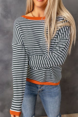 All Around The Way Striped Top