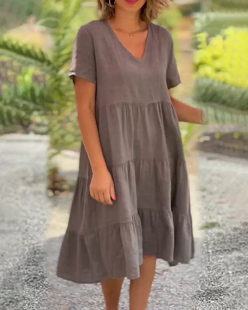 Zoeyâ„?- Casual Summer V-neck Dress