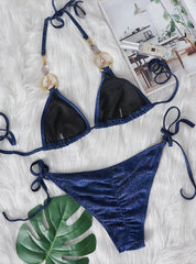 Bold Triangle Bikini â€?Floral Dream