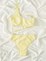 Elegant Cut-Out Bikini â€?Halter Luxe