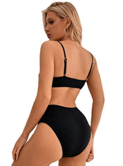 Minimalist Strappy Swimsuit â€?Floral Dream