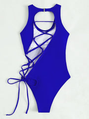 Minimalist Strappy Swimsuit â€?Crisscross Style