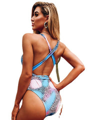 Elegant Strappy Swimsuit â€?Satin Glow