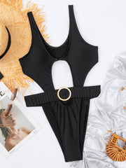 Romantic High-Waist Bikini â€?Tropical Bloom