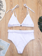Romantic High-Waist Bikini â€?Vintage Chic