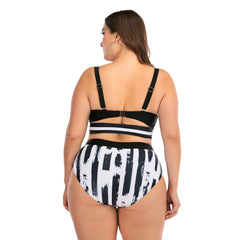 Romantic High-Waist Bikini â€?Vintage Chic