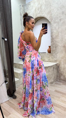 Aurora Women's Dress | Maxi, One-Shoulder