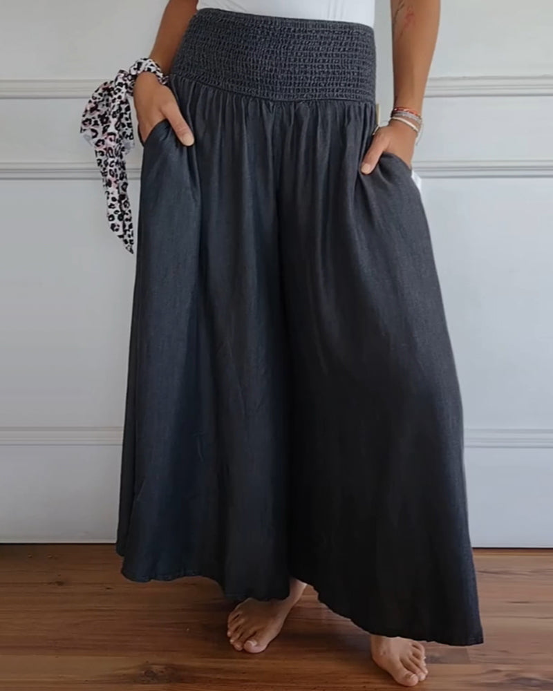 MIRAâ„?- Pants with Elastic Waist