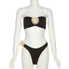 Luxe High-Waist Bikini â€?Crisscross Style