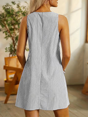 Allisonâ„?- Sleeveless Striped Dress