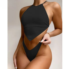 High Neck Mesh Overlay