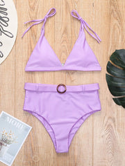 Romantic High-Waist Bikini â€?Vintage Chic