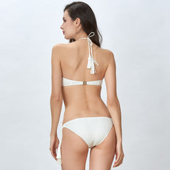 Refined Cut-Out Bikini â€?Halter Luxe